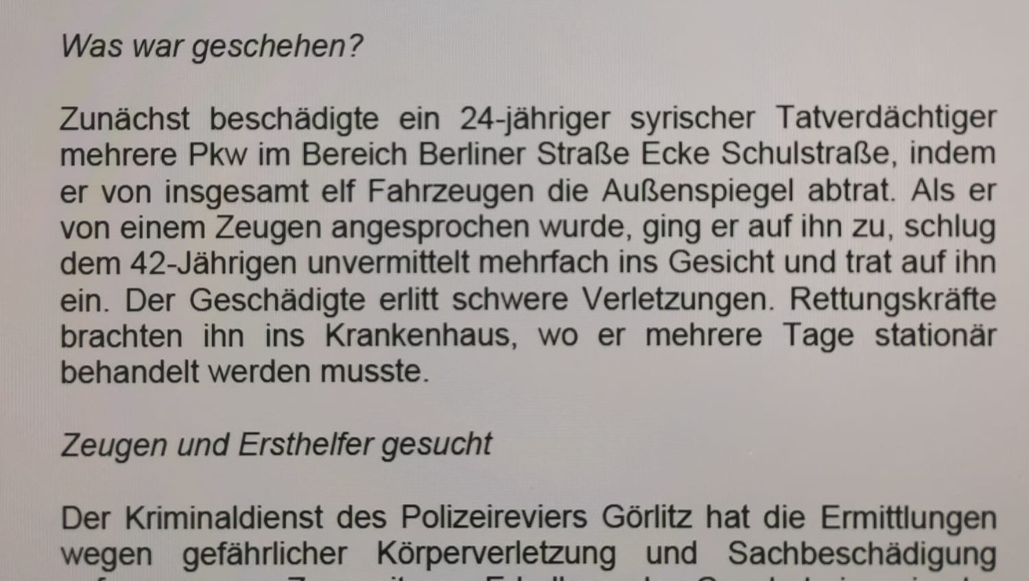 Fundraiser by Daniela Stenzel : Zivilcourage bitter bezahlt