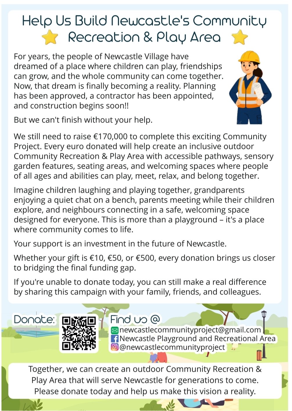 Newcastle's Community Recreation & Play Area campaign photo, 2 of 7