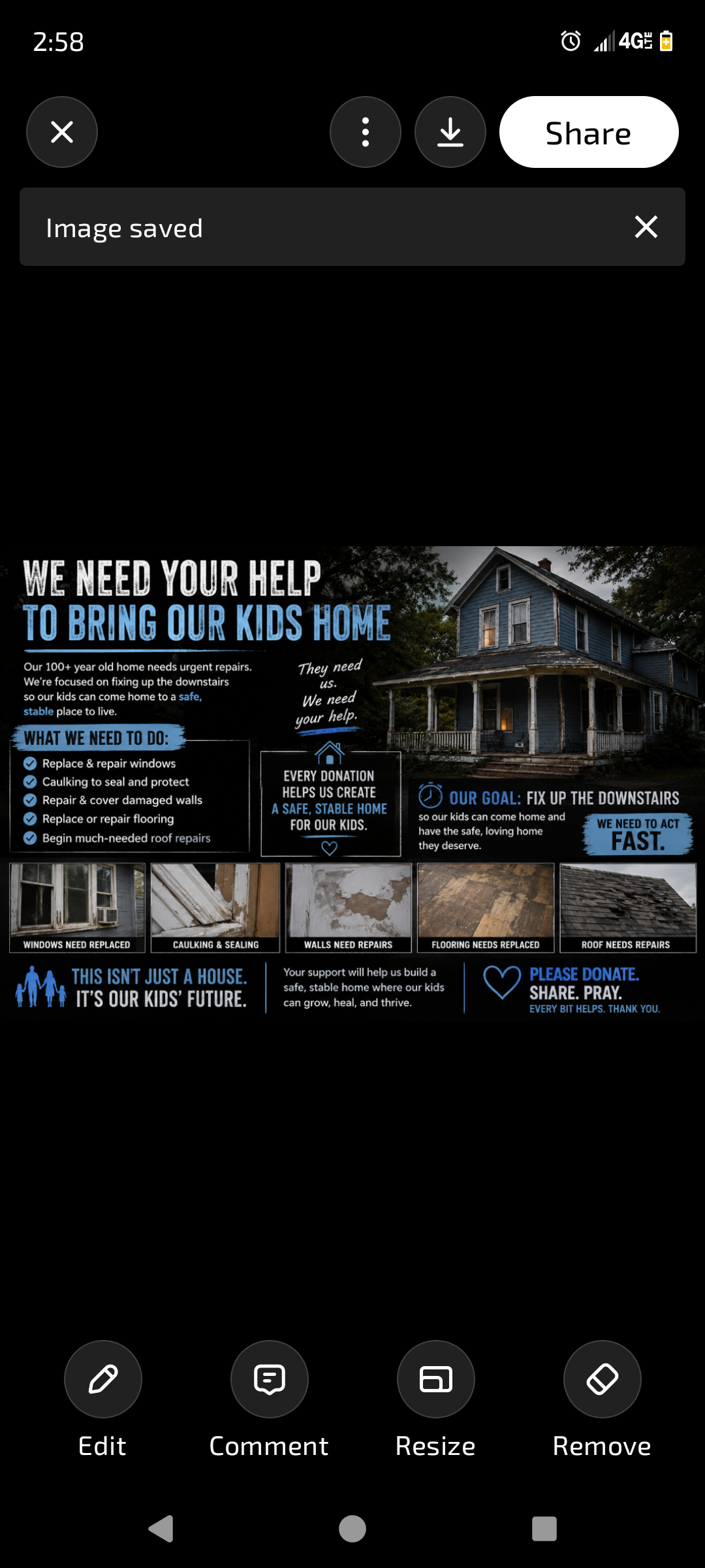 Help Make Our Home Safe campaign photo, 2 of 4