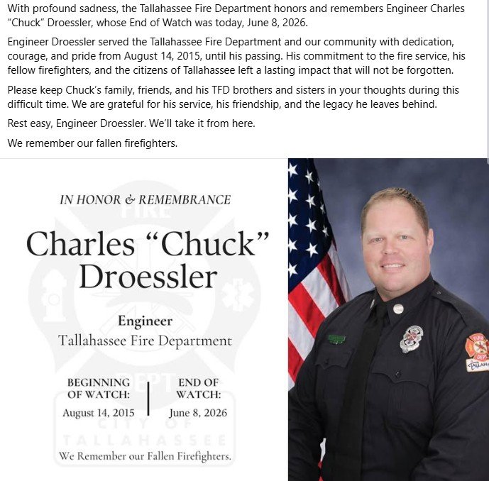 Fundraiser by Kristin Shunk : Honor TFD Engineer Chuck Droessler ...