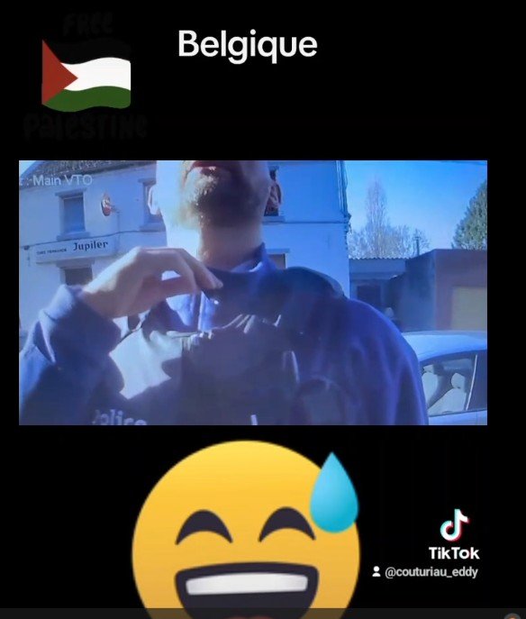 Photo de la campagne Un ordre illégal. Un drapeau palestinien. 2 ans de procédure, 4 sur 8