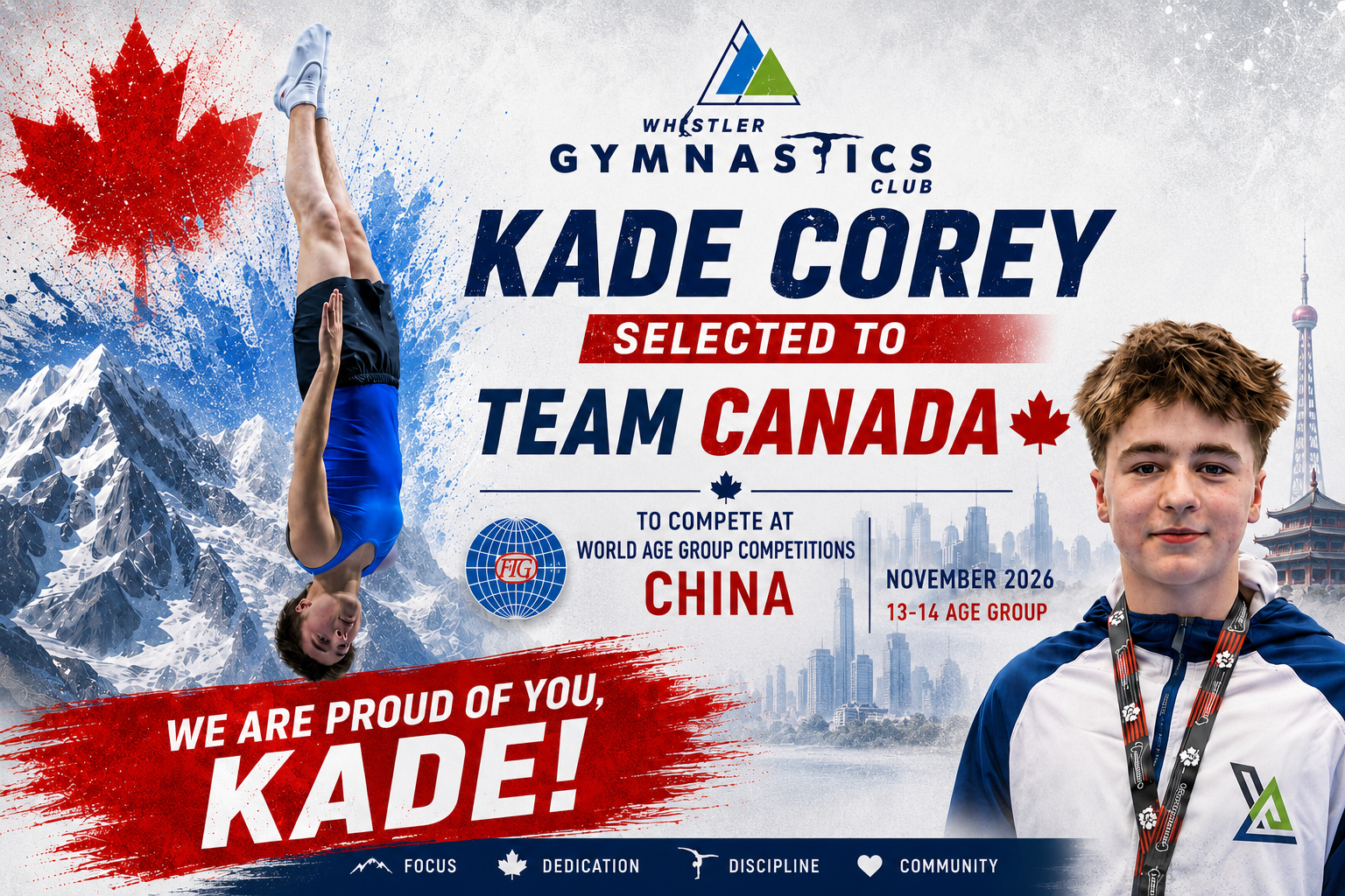 Help Kade compete in China campaign photo, 5 of 8