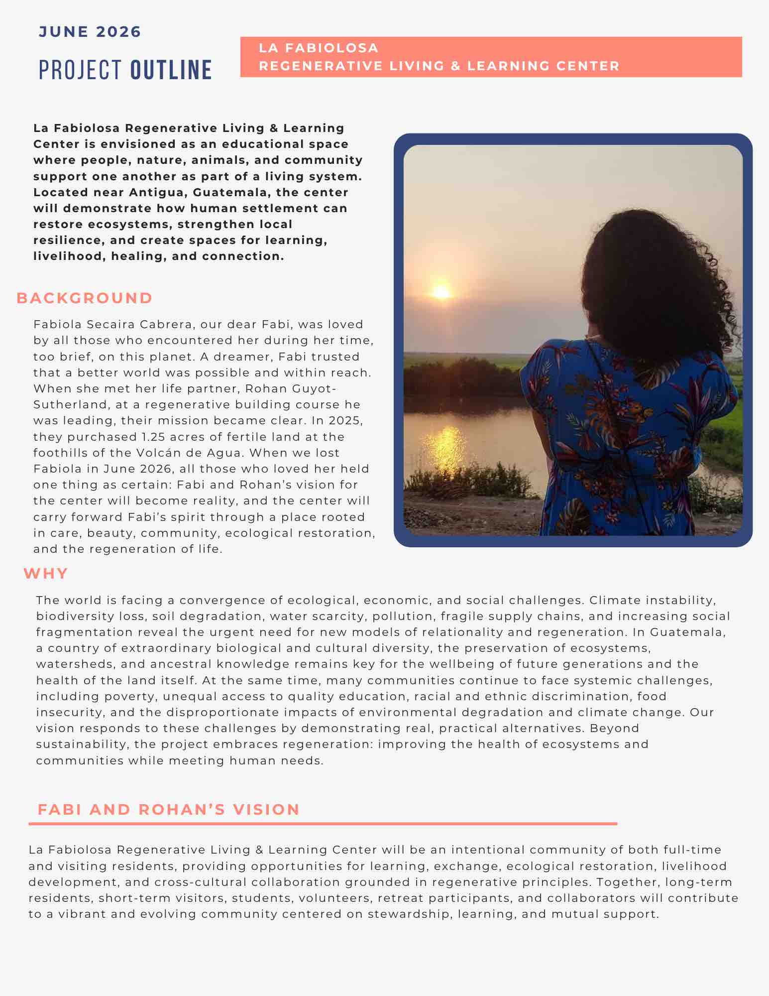 Honoring Fabiola’s Legacy: A Regenerative Future campaign photo, 2 of 8
