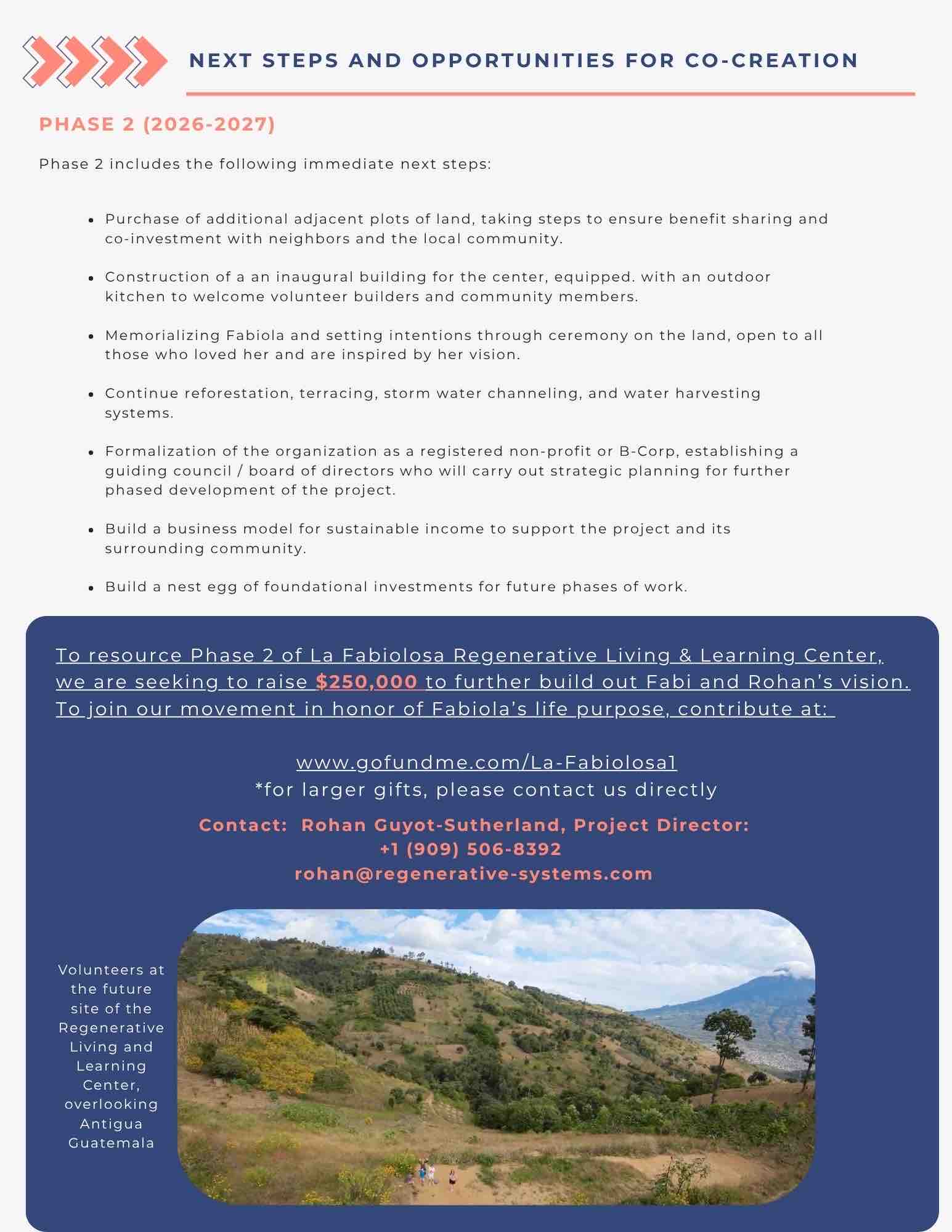 Honoring Fabiola’s Legacy: A Regenerative Future campaign photo, 6 of 8