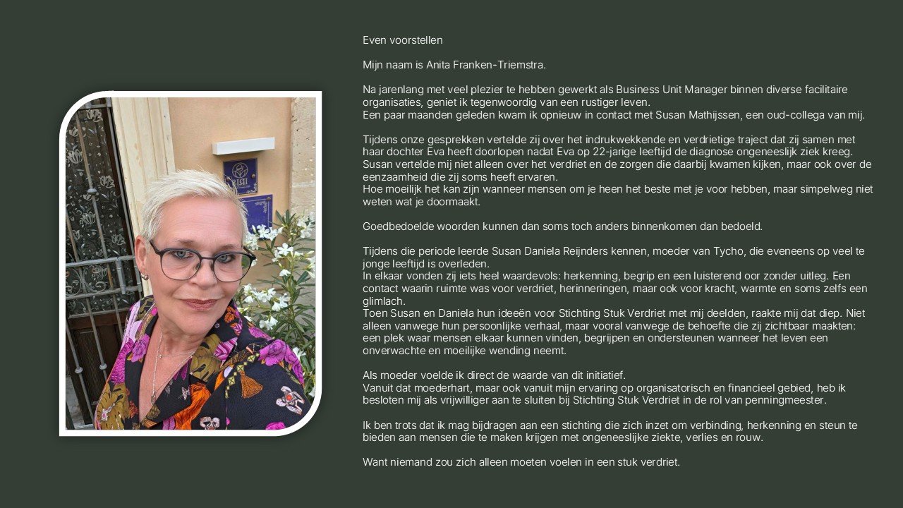 Help ons Stichting Stuk Verdriet werkelijkheid maken campaign photo, 2 of 5