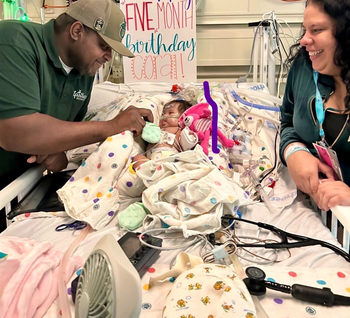 As Coral Turns One, Her Fight Continues campaign photo, 4 of 8