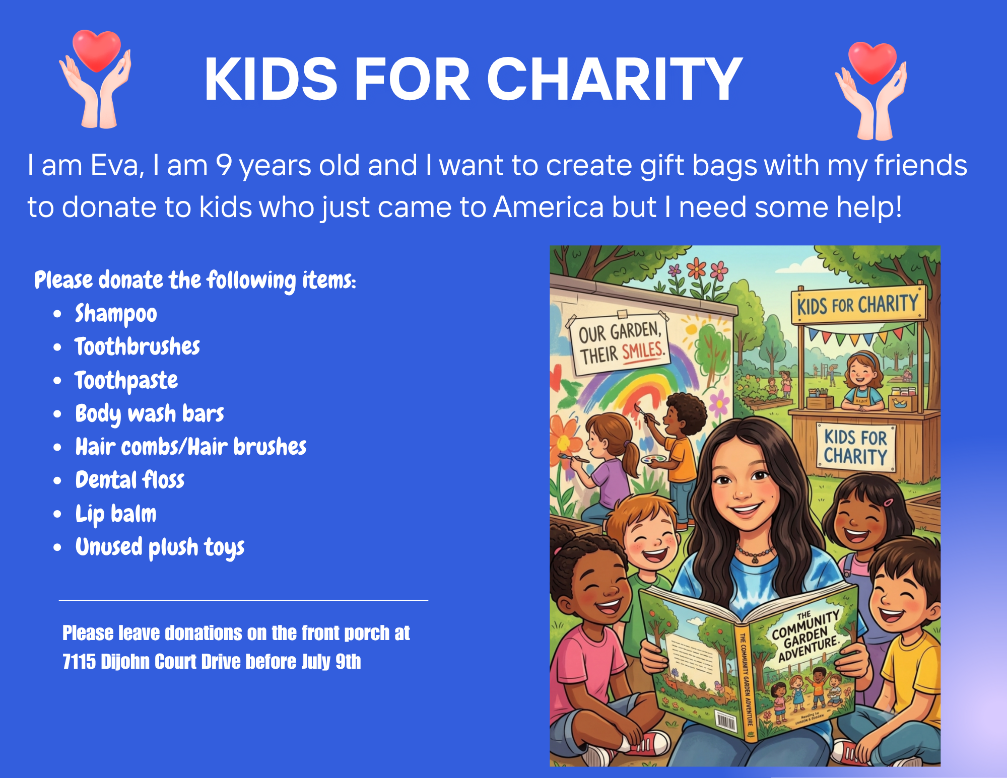 Eva's Mission: Gift Bags for Refugee Kids campaign photo, 2 of 4