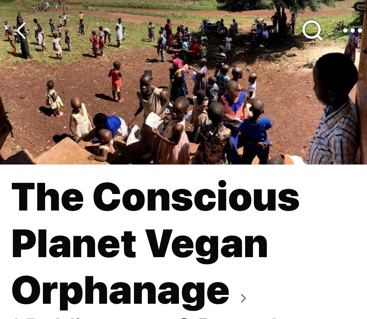 Support Uganda's Unique Vegan Orphanage campaign photo, 5 of 8