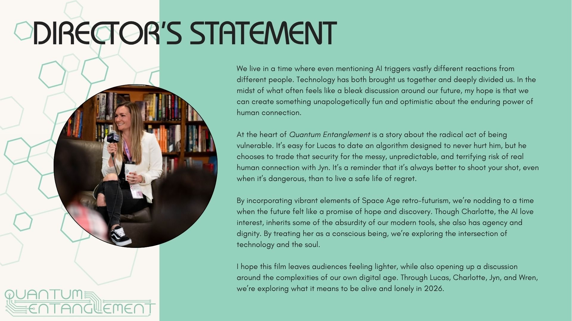 Quantum Entanglement: A Sci-Fi Rom-Com Short Film campaign photo, 4 of 7