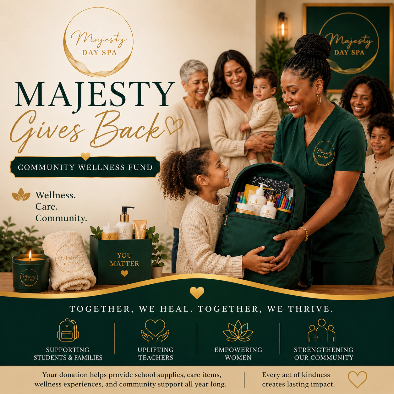 Majesty Gives Back: Wellness for All campaign photo, 2 of 6