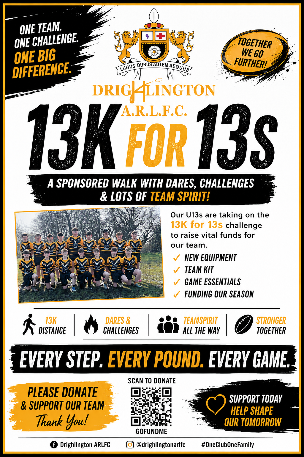 Drighlington 13 for 13s challenge campaign photo, 2 of 4