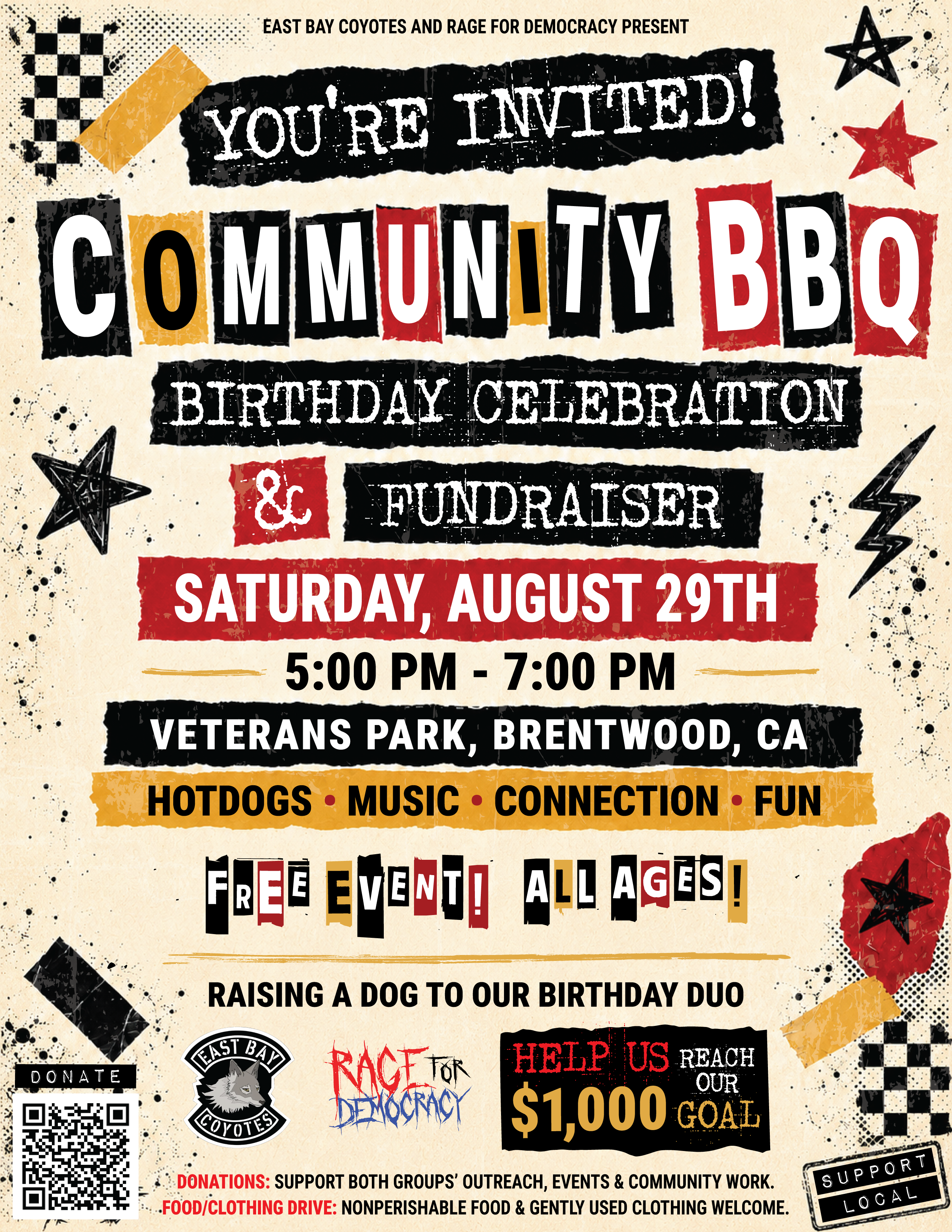 Birthday BBQ: Fundraising for RFD & East Bay Coyotes campaign photo, 2 of 4
