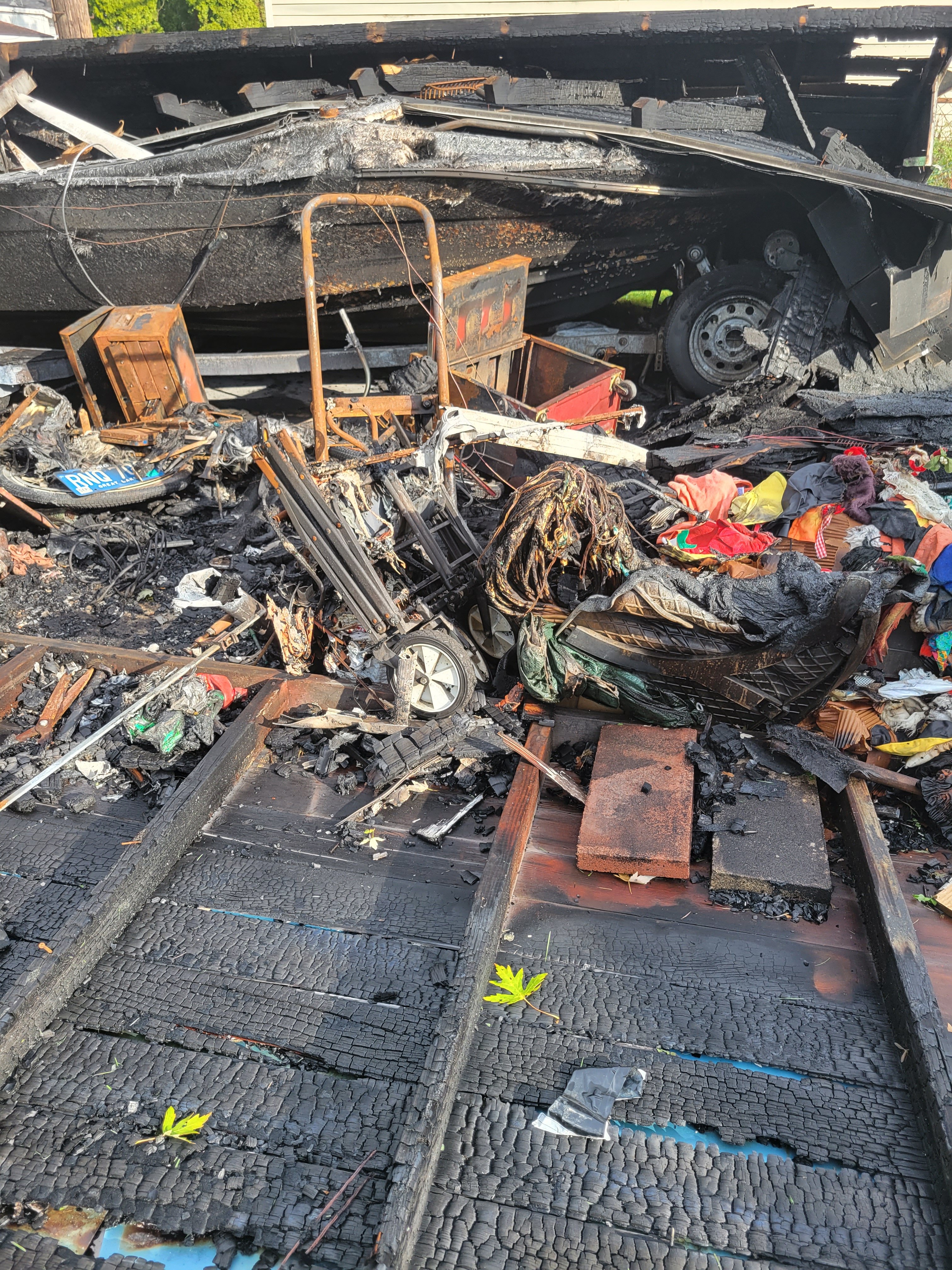 Garage and all belongings lost in fire campaign photo, 2 of 7