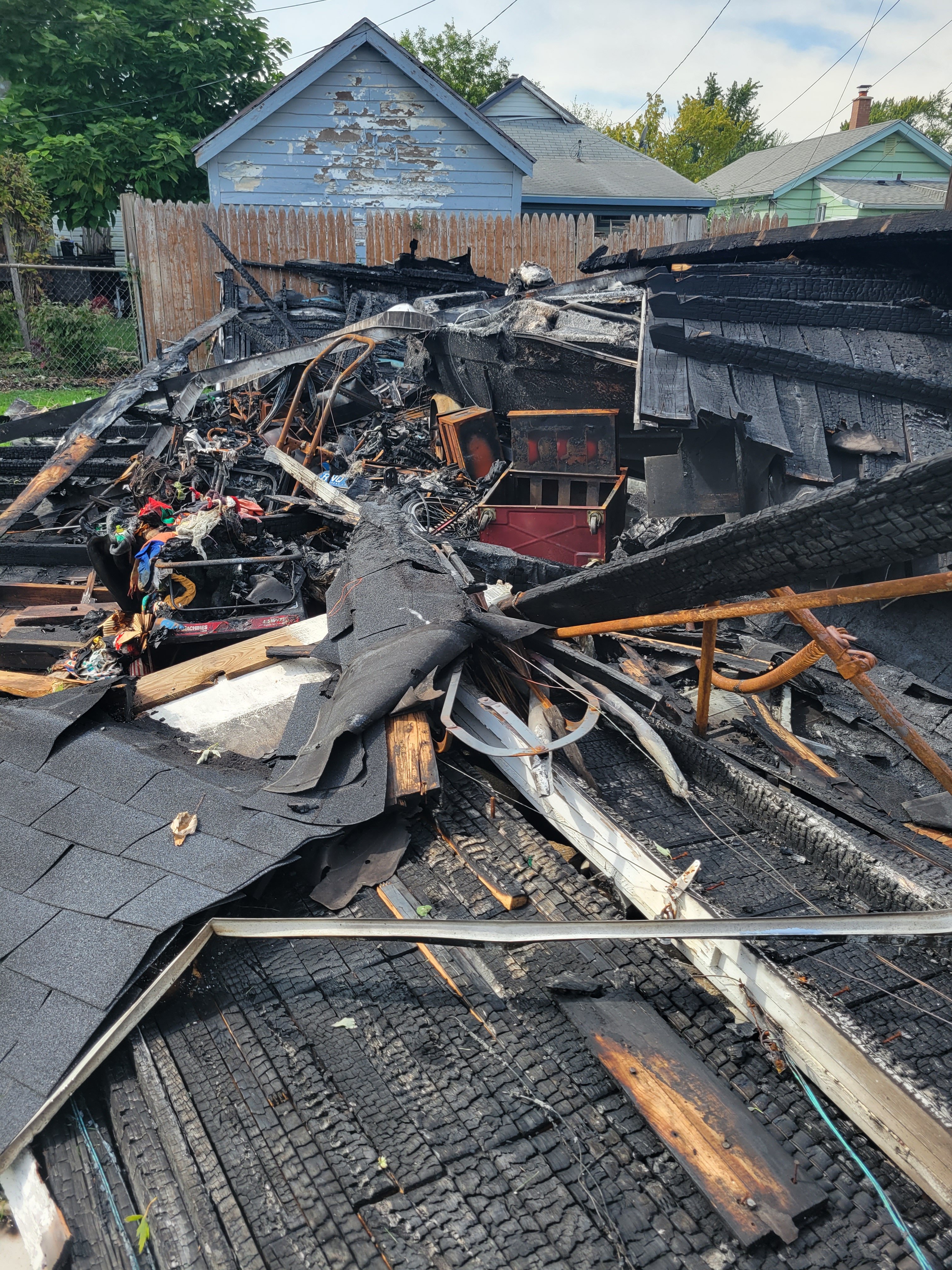 Garage and all belongings lost in fire campaign photo, 6 of 7