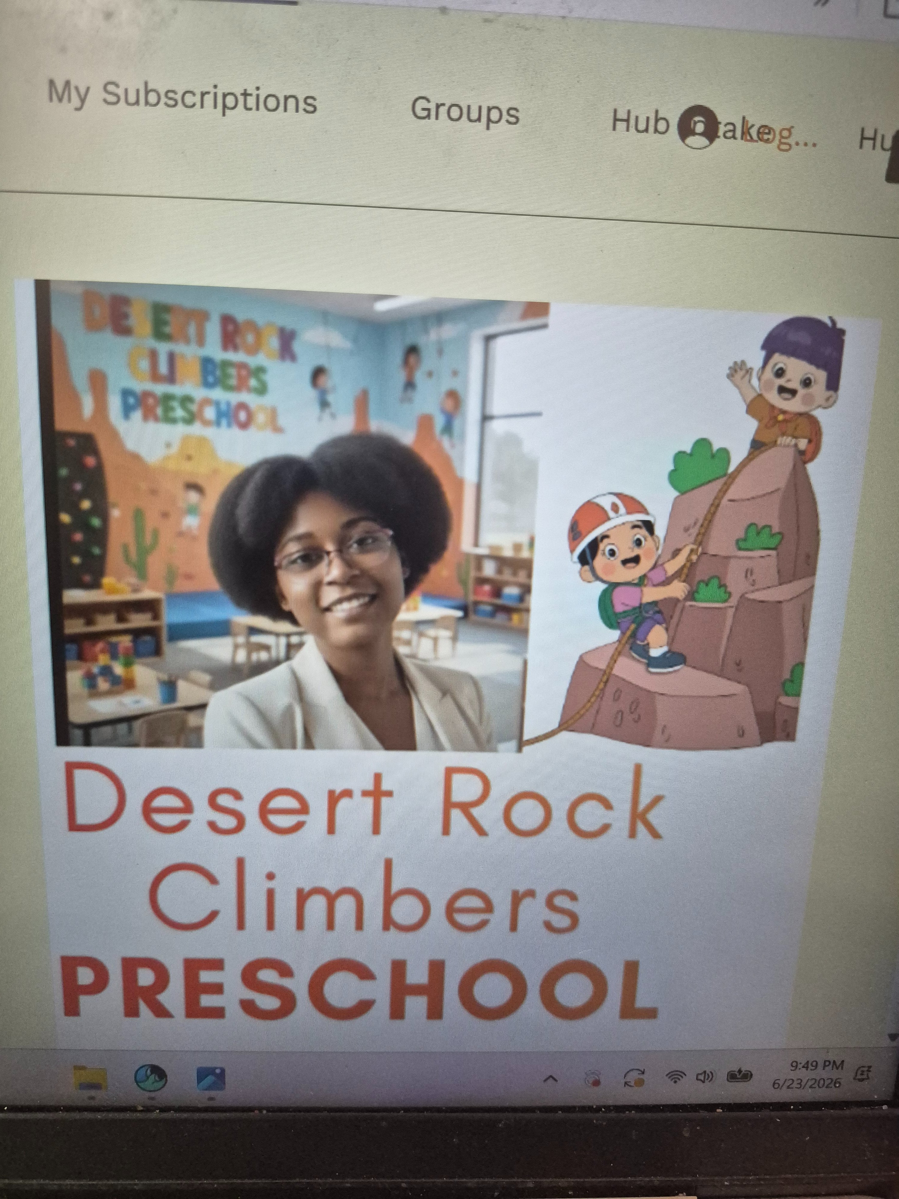 Support Desert Rock Climbers Preschool campaign photo, 12 of 13