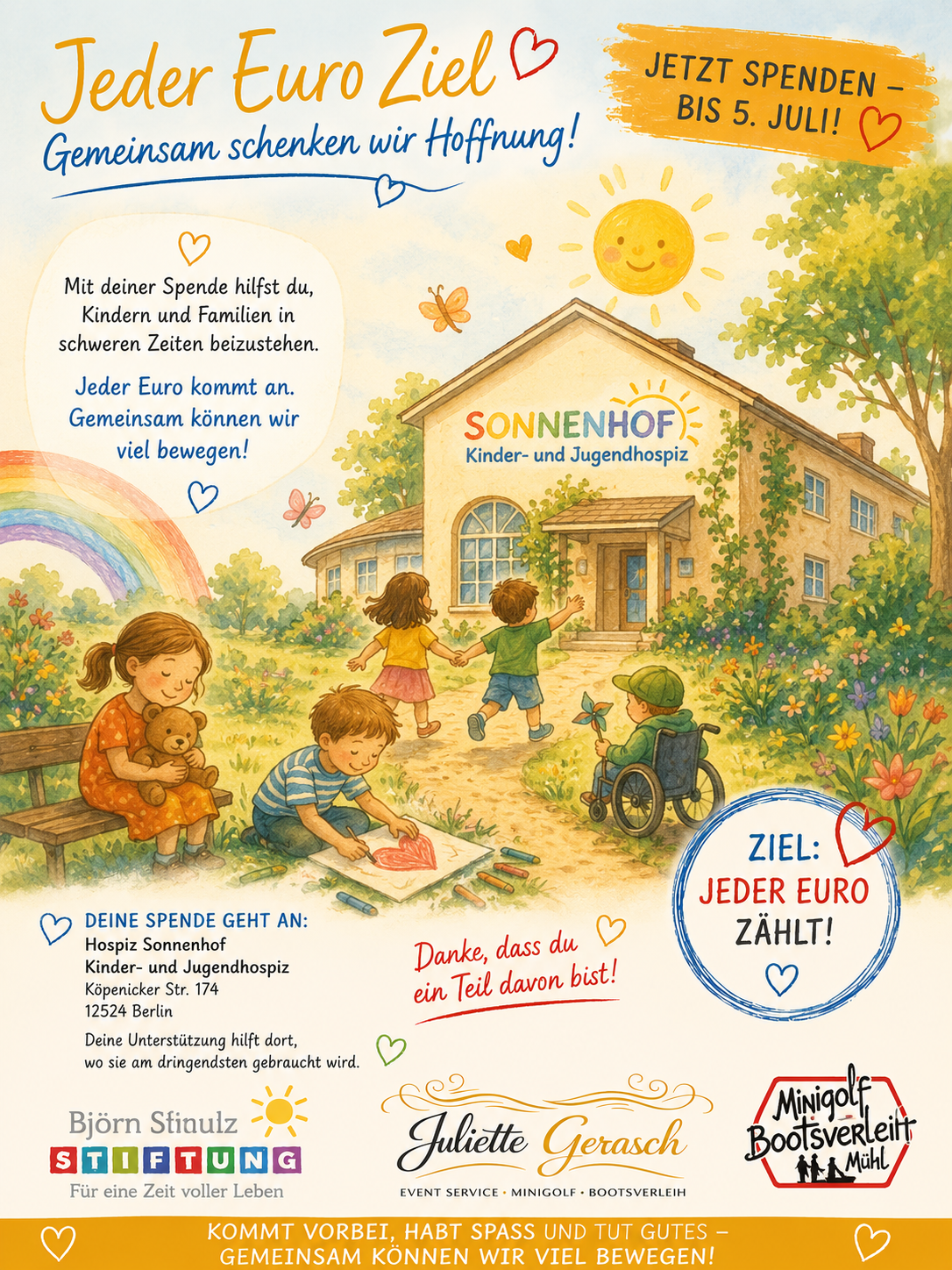 Ein Tag, ein Ziel für das Kinderhospiz Sonnenhof campaign photo, 4 of 5