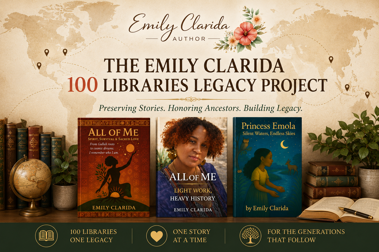 The Emily Clarida 100 Libraries Legacy Project campaign photo, 5 of 7