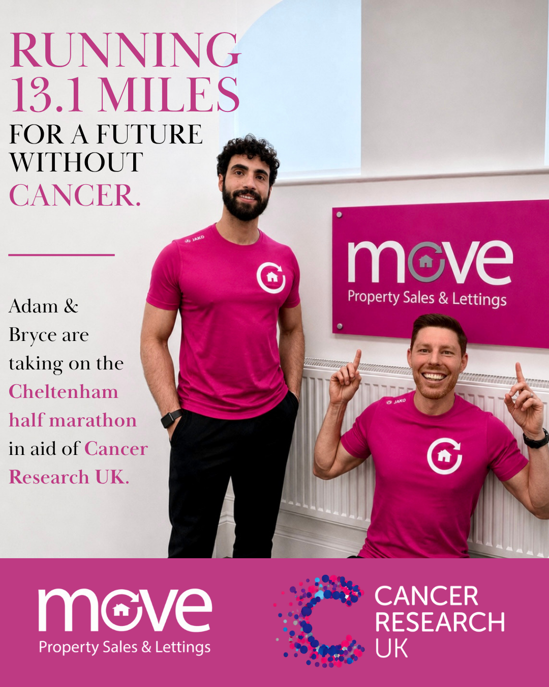 Running the Cheltenham Half Marathon for Cancer Research campaign photo, 5 of 6