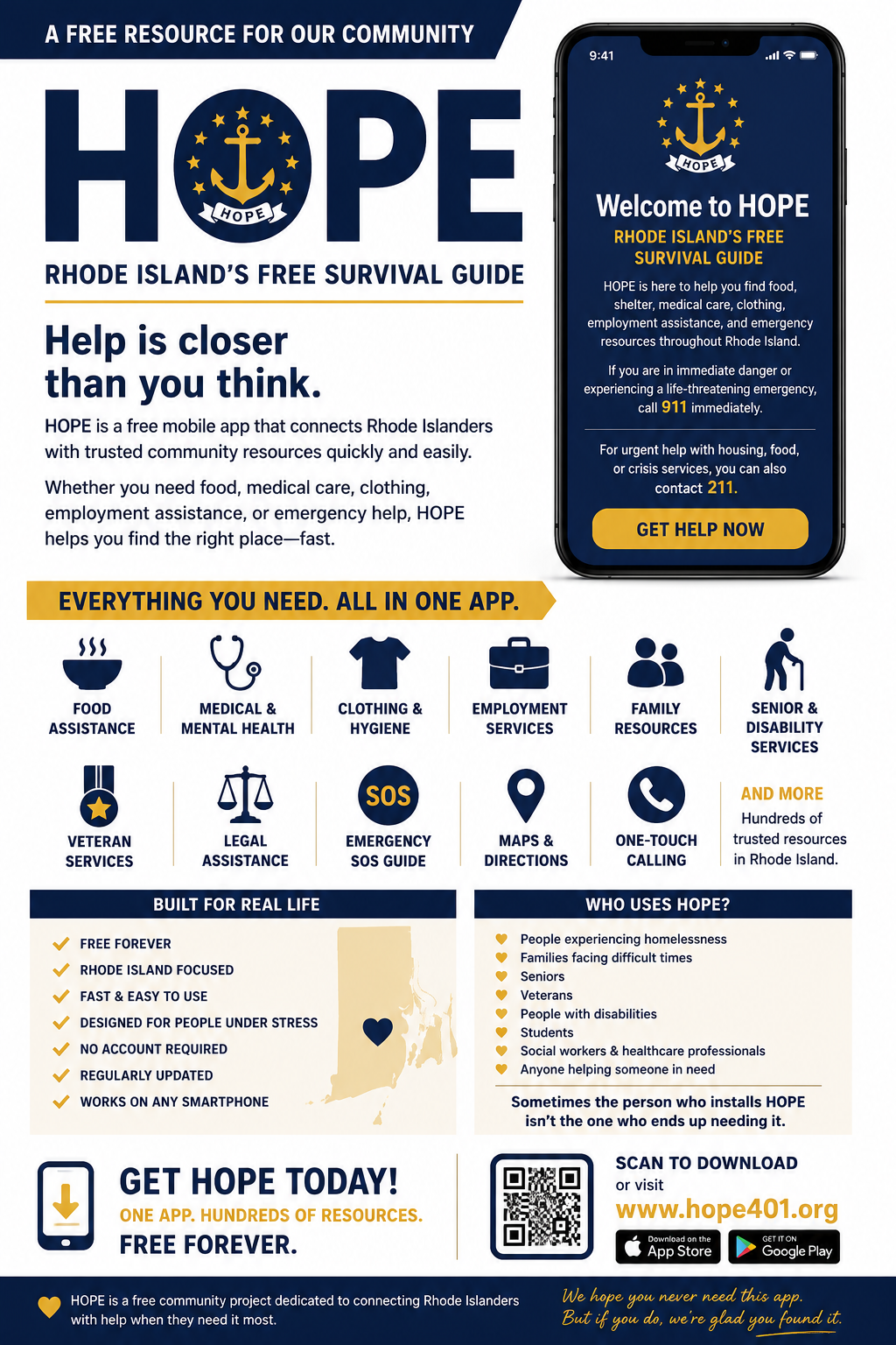 HOPE Rhode Island Survival Guide campaign photo, 5 of 8