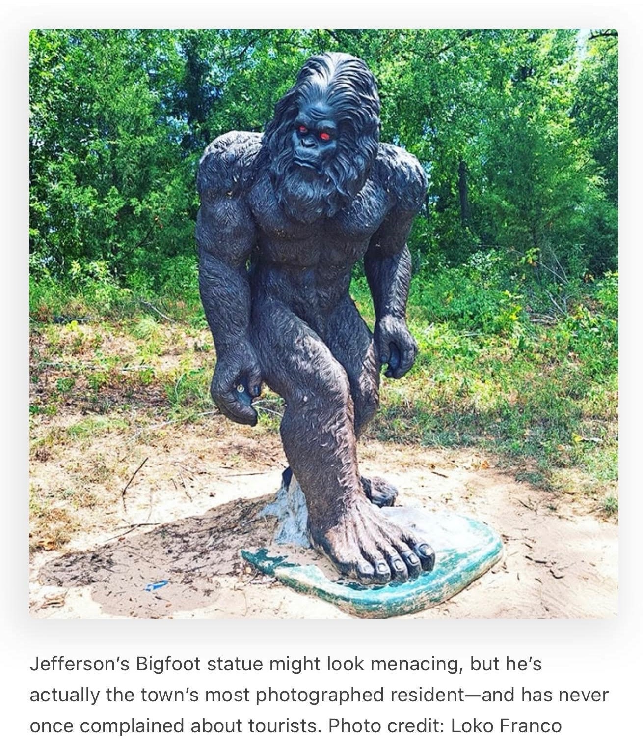 Help Create a Bigfoot Landmark in Jefferson campaign photo, 4 of 8