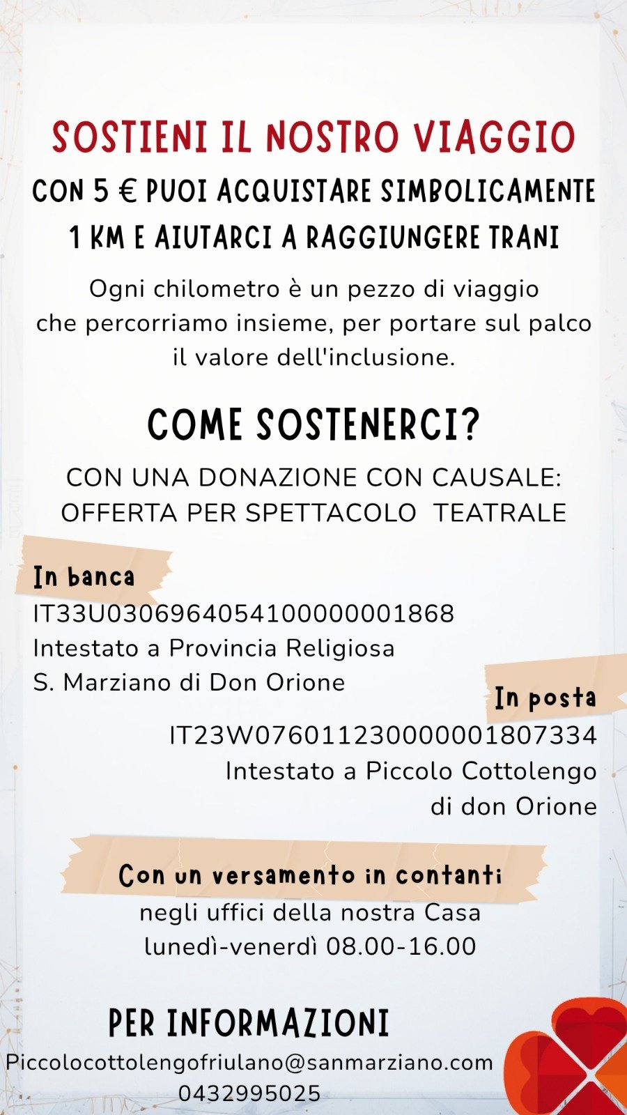 Il nostro spettacolo teatrale a Trani, un km alla volta! campaign photo, 2 of 8