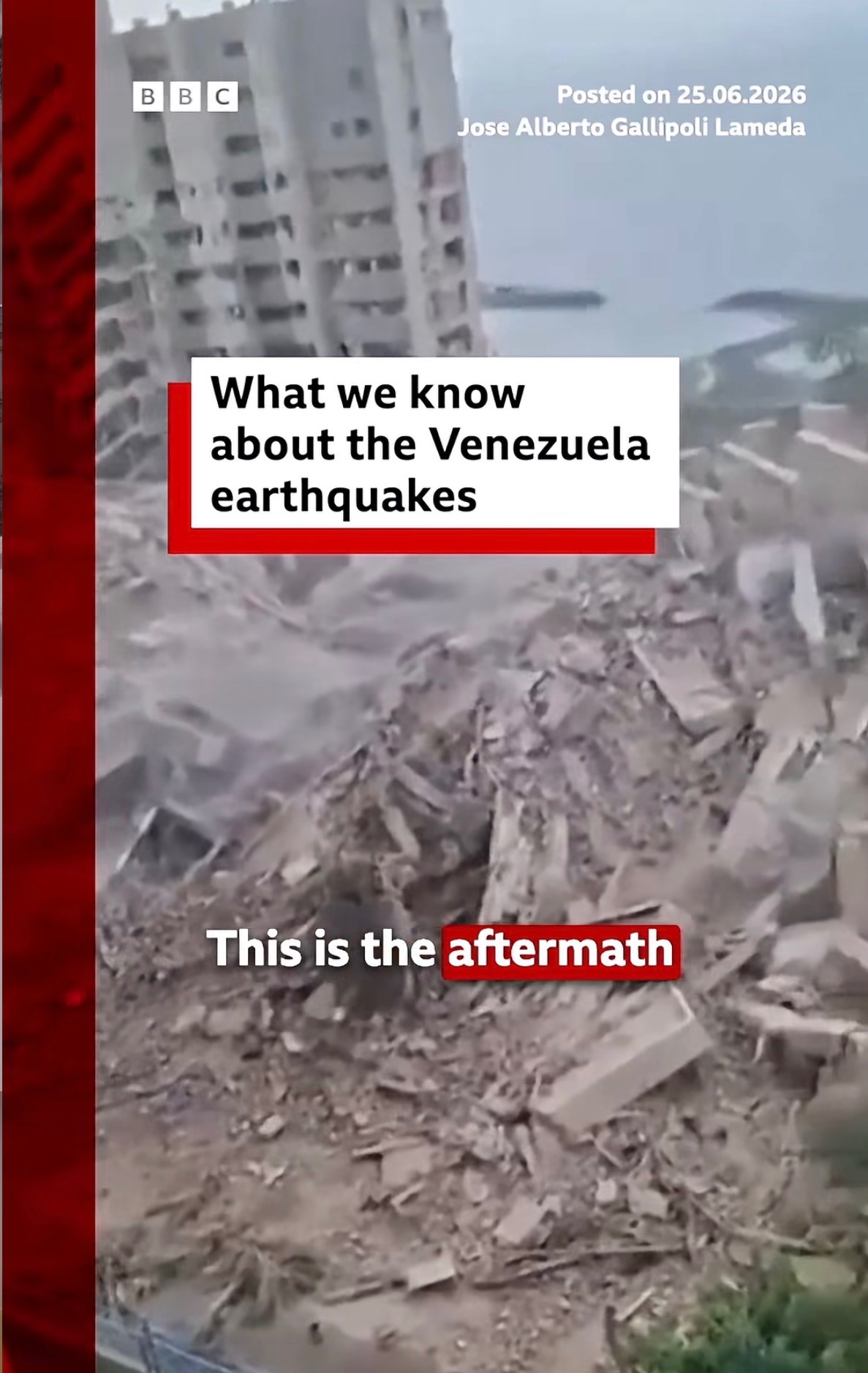 Help for my cousin William after the earthquake in Venezuela campaign photo, 2 of 6