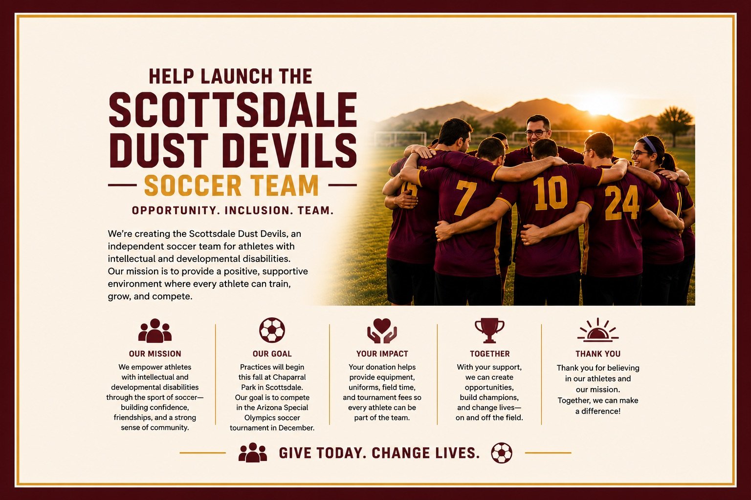 Support Scottsdale Dust Devils Soccer campaign photo, 2 of 4