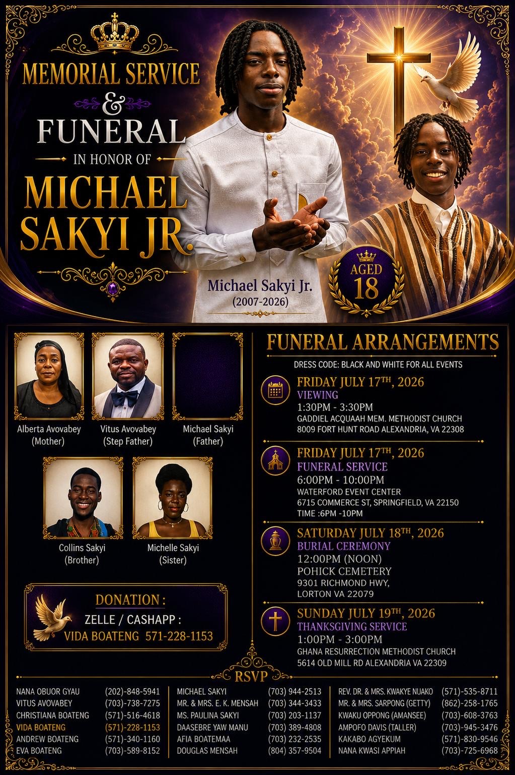 Help Lay Michael Sakyi Jr. to Rest campaign photo, 6 of 8