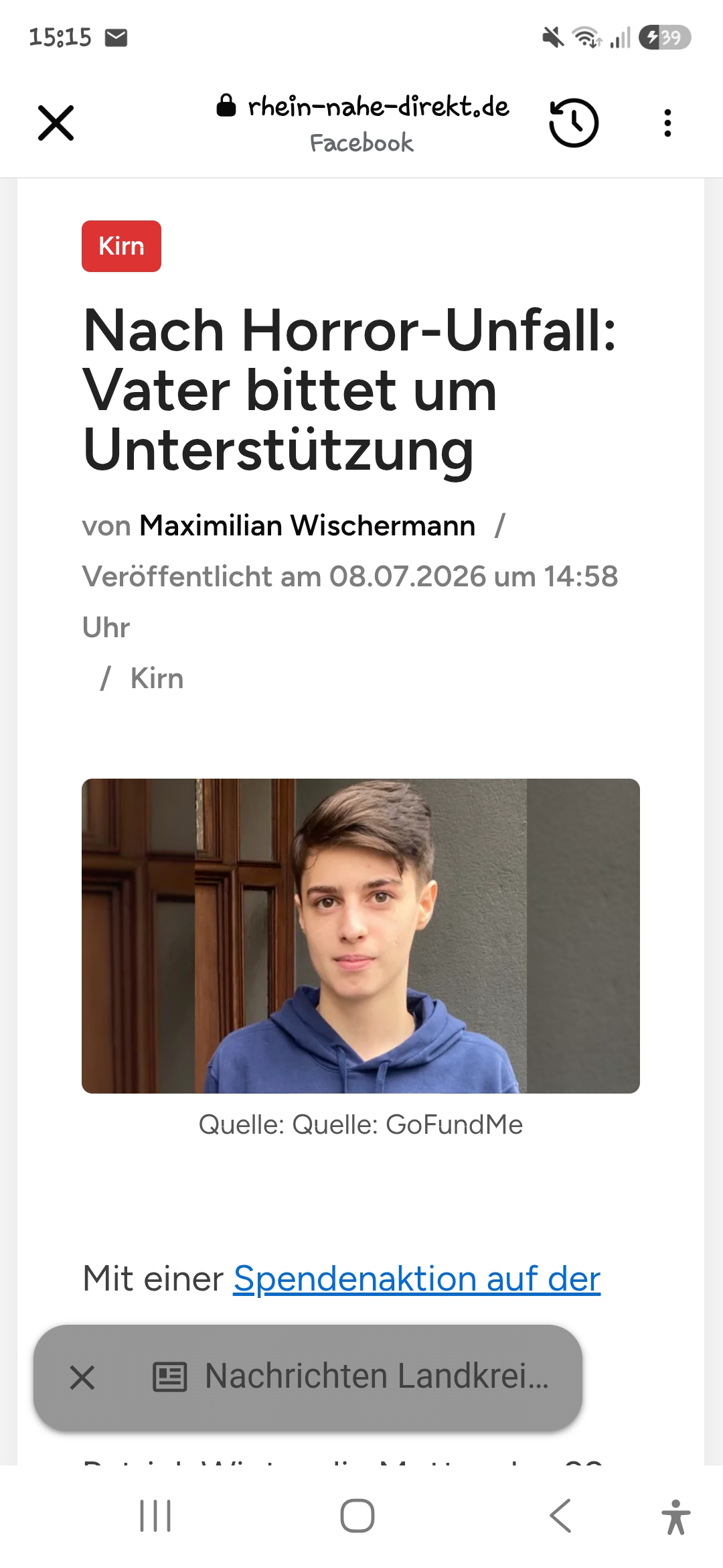 Hilfe für Sascha: Vater kämpft um die Nähe seines Sohnes campaign photo, 2 of 5