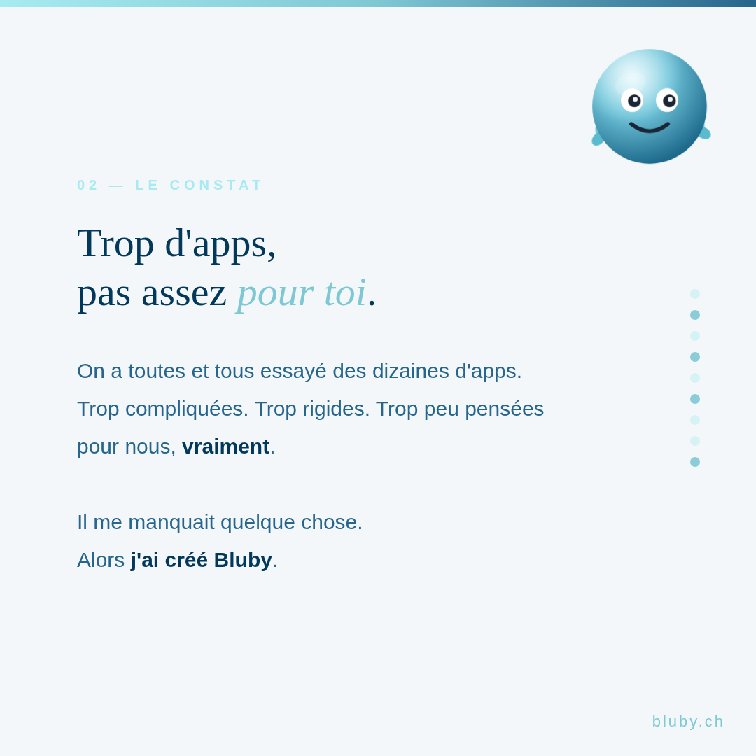 Photo de la campagne Bluby - gestion & organisation, développement d'application, 5 sur 8