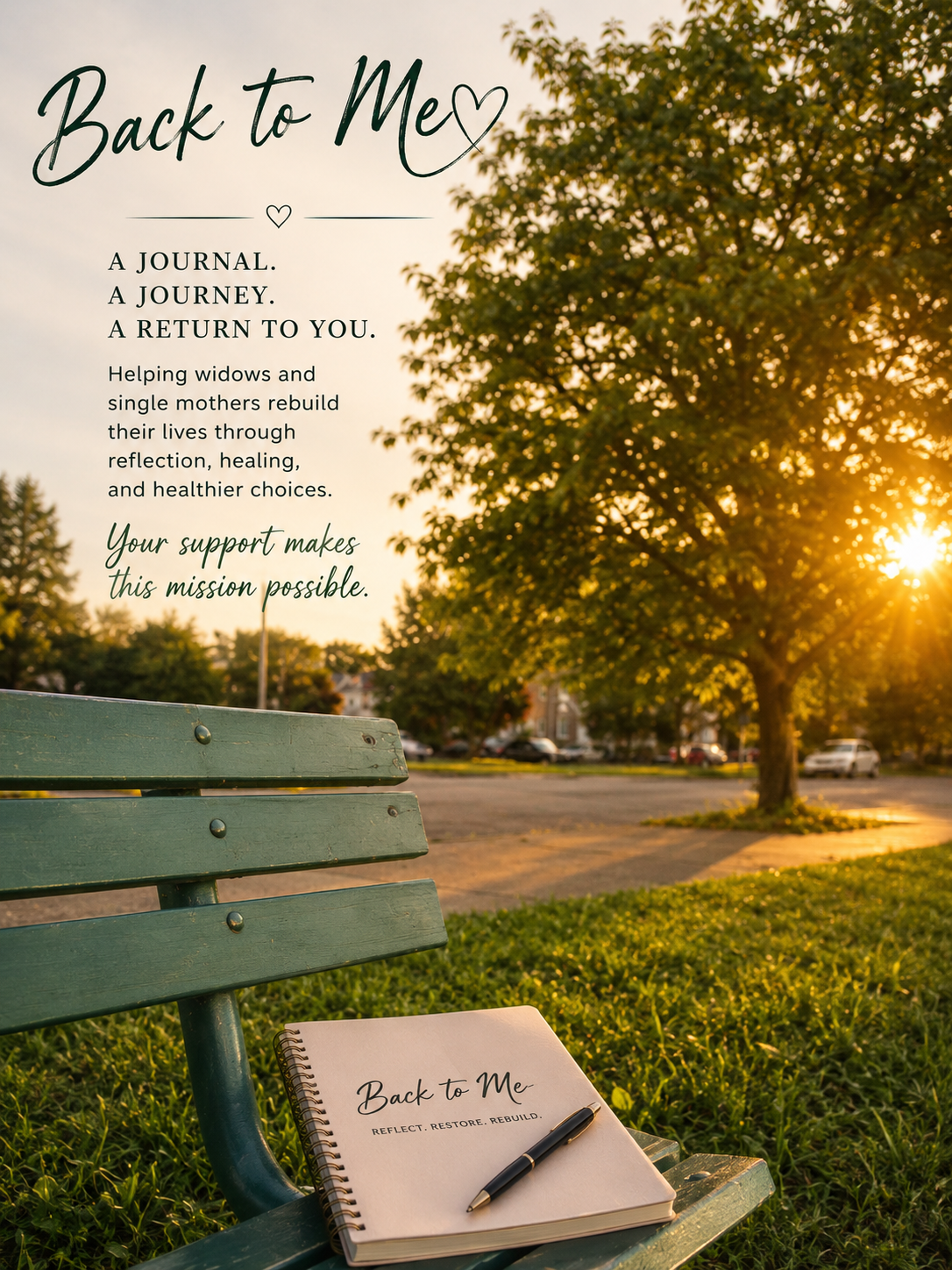 Back To Me Journal for Widows & Single Mothers campaign photo, 2 of 5