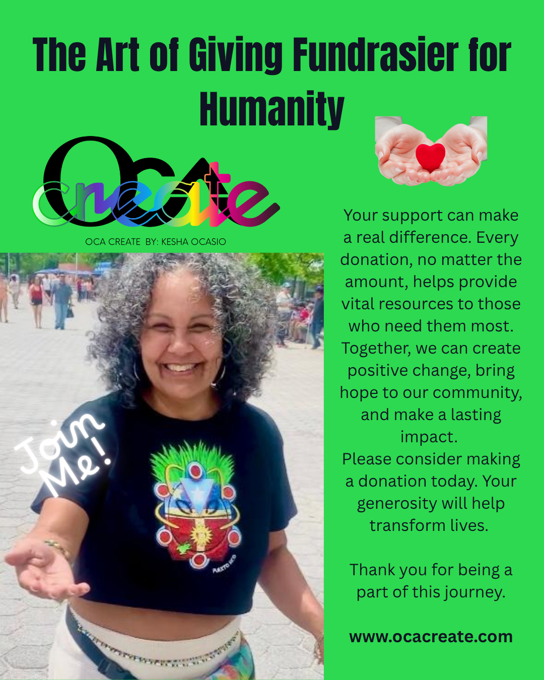 THE ART OF GIVING FUNDRAISER FOR HUMANITY campaign photo, 5 of 6