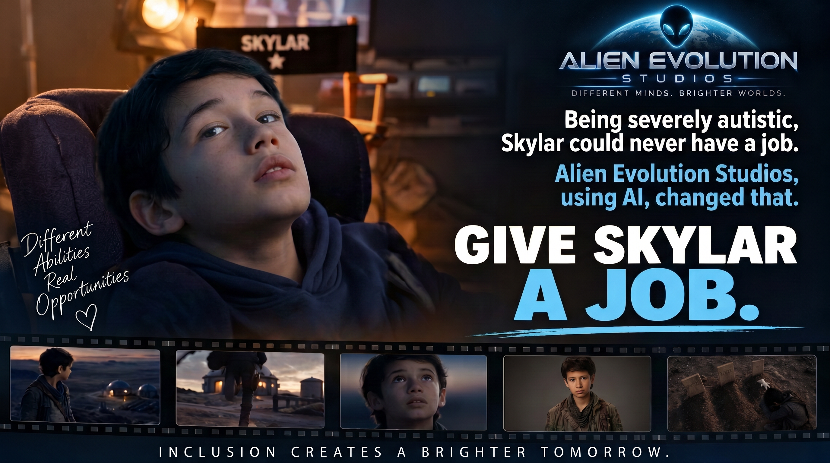 Give Skylar a Job — Alien Evolution campaign photo, 2 of 4