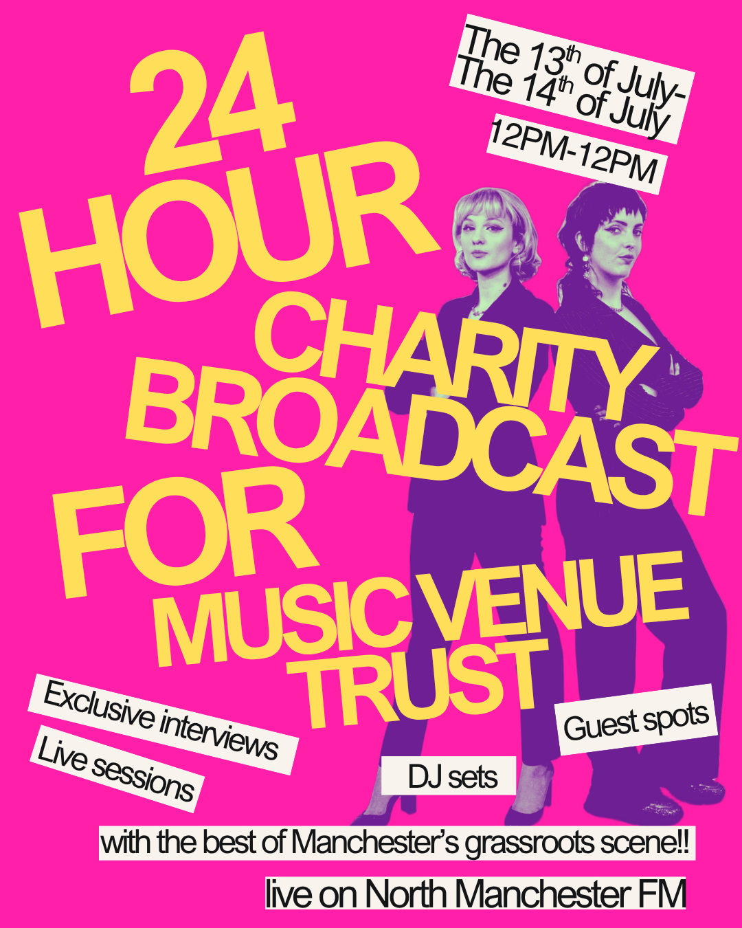 24 Hour broadcast for Music Venue Trust campaign photo, 2 of 3