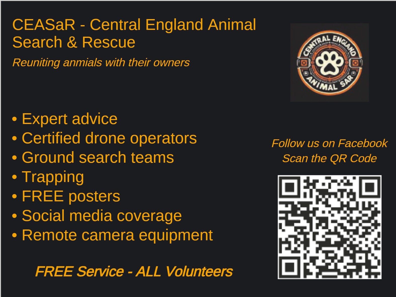 Central England Animal Search and Rescue (CEASaR) Fundraiser campaign photo, 2 of 8