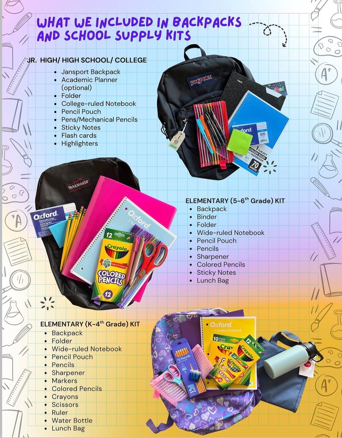 Empower Santa Barbara Youth: 2026 SB School Supply Drive campaign photo, 2 of 7