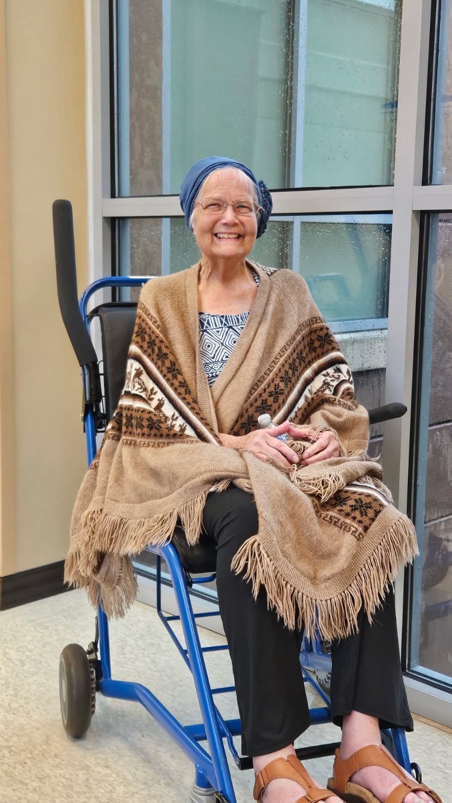 Helping David Yoder care for Christine Yoder during cancer campaign photo, 4 of 4