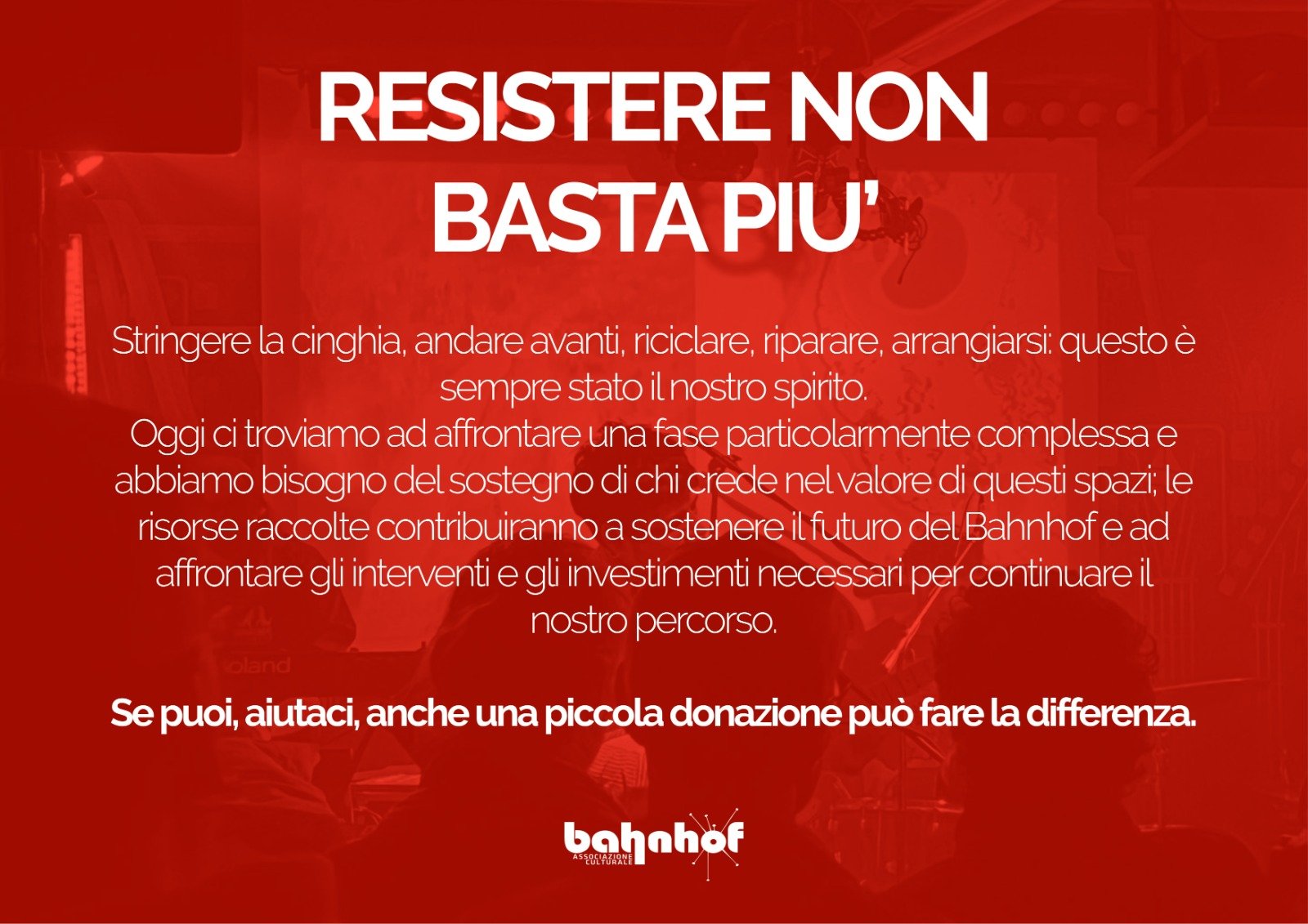 DONA PER SUPPORTARE BAHNHOF campaign photo, 2 of 4