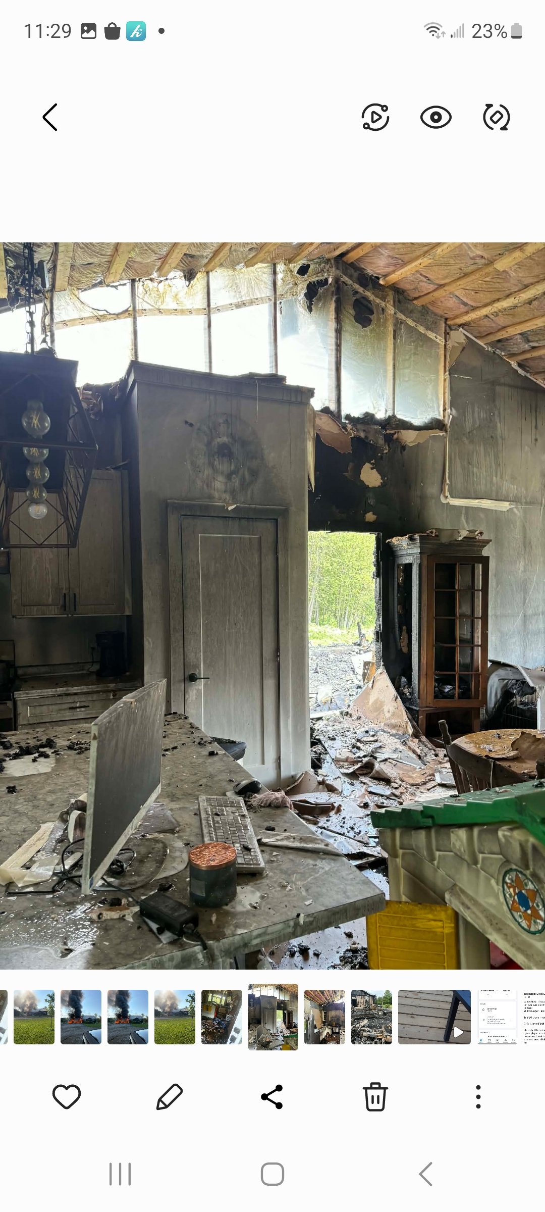 Help The Burns' after a devastating fire campaign photo, 6 of 7