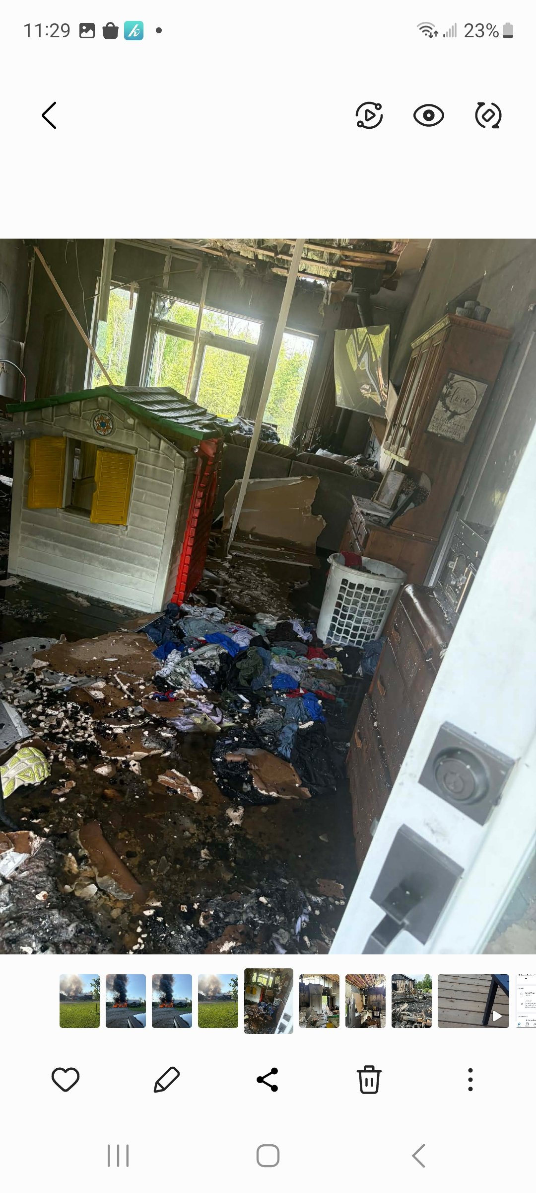 Help The Burns' after a devastating fire campaign photo, 2 of 7