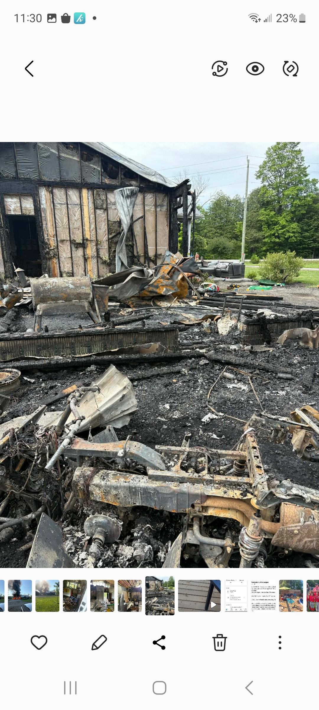 Help The Burns' after a devastating fire campaign photo, 4 of 7