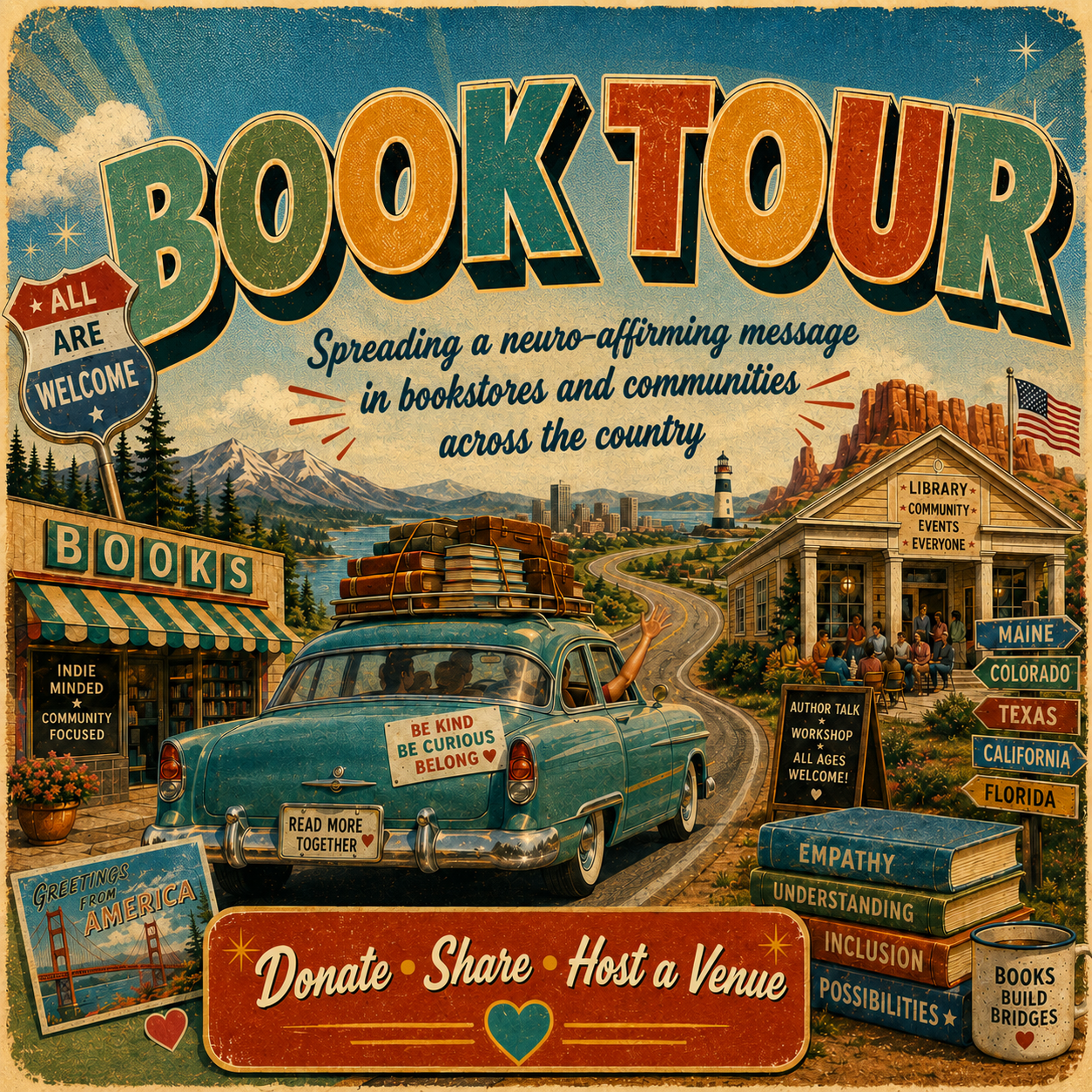 Help Take a Neuro-Affirming Book Tour Across America campaign photo, 2 of 4