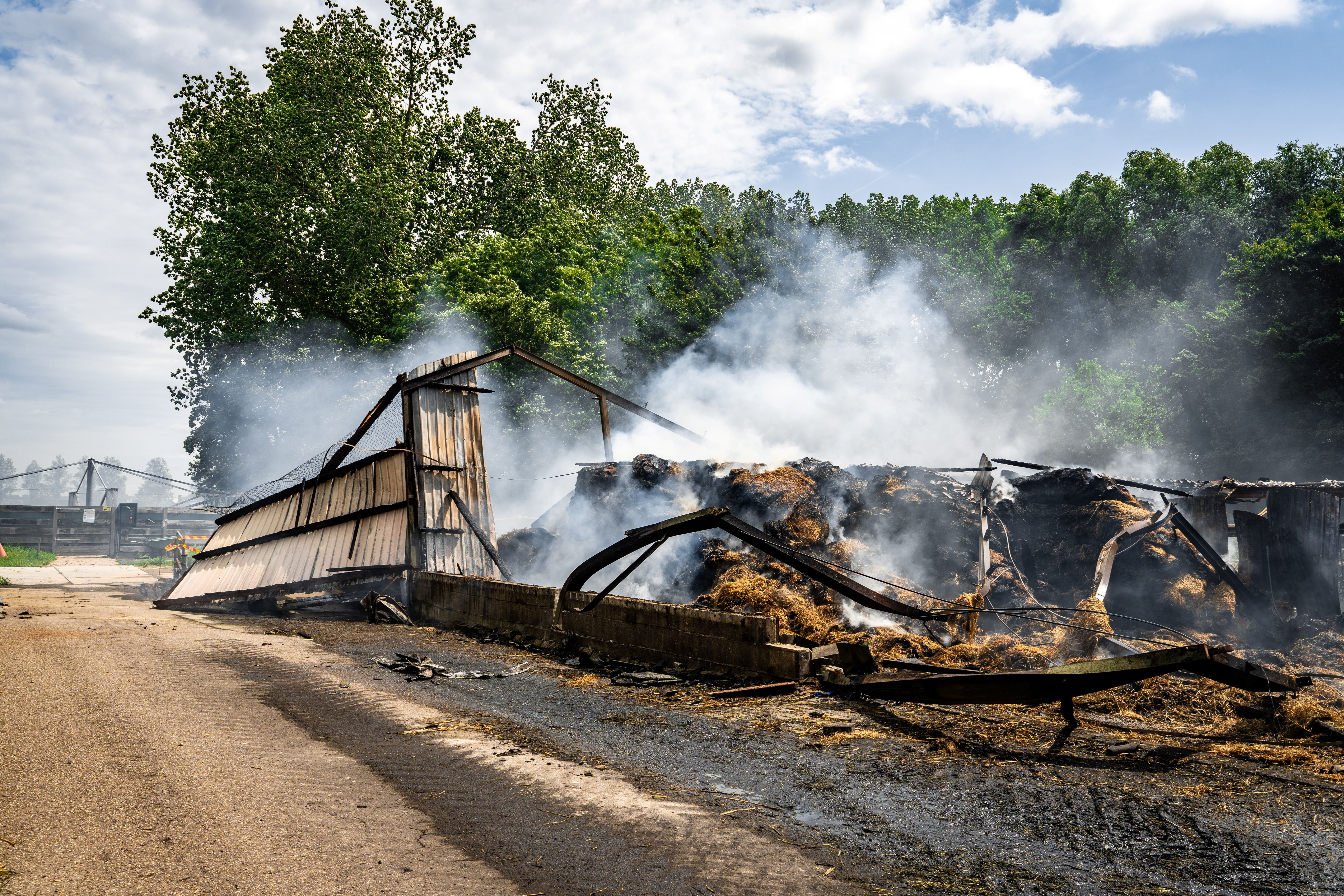 Foto van campagne Help De Slotruiters herstellen na de stalbrand, 2 van 4