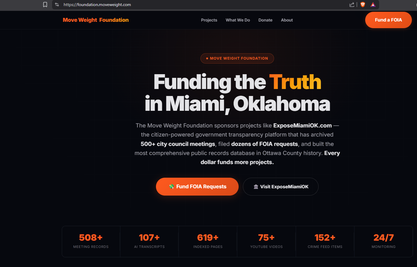 Fund Public Records Access in Miami, OK campaign photo, 2 of 4