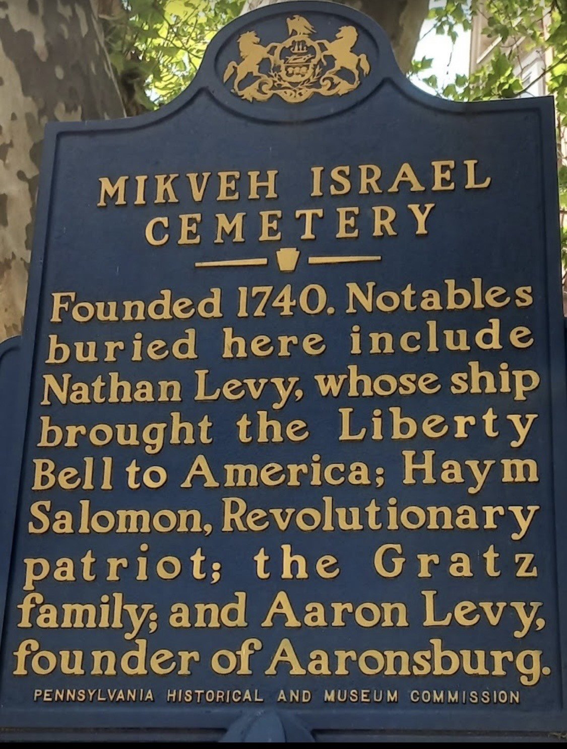 Mikveh Israel Historic Cemetery Damaged campaign photo, 2 of 6