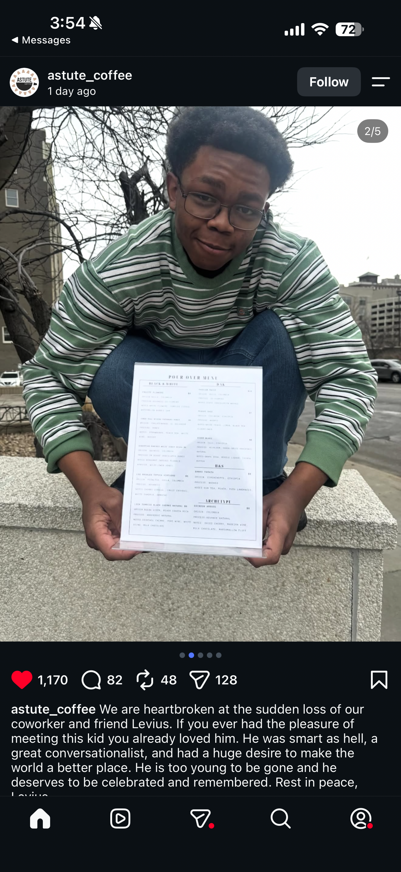 Remembering Levius: Help with Memorial Costs campaign photo, 6 of 8