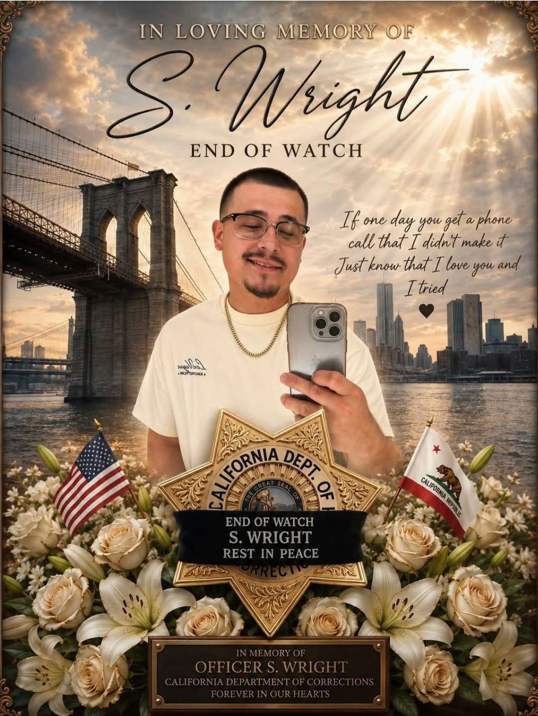 In Memory of Officer Sergio Wright campaign photo, 7 of 8