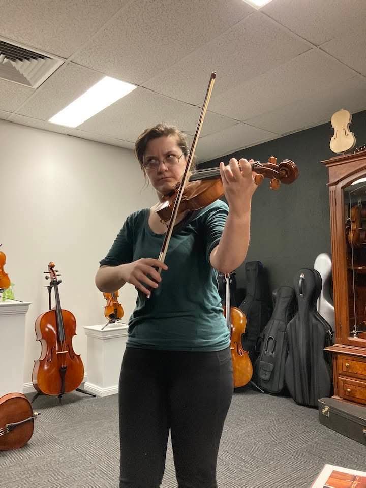 Viola playing prescribed by doctors for healing campaign photo, 2 of 7