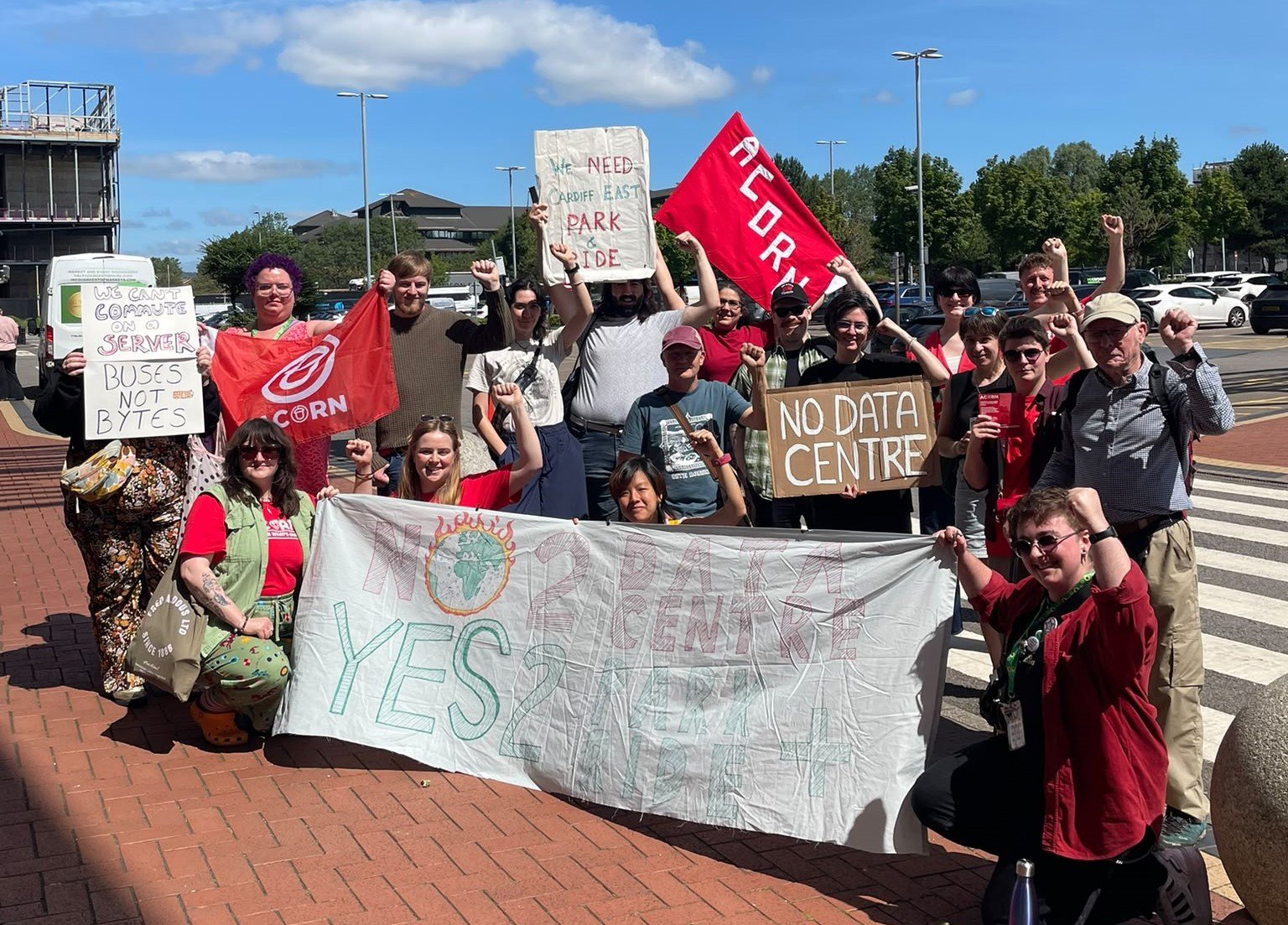 ACORN Cardiff - Ditch the Data Centre, Save the Park & Ride campaign photo, 7 of 8