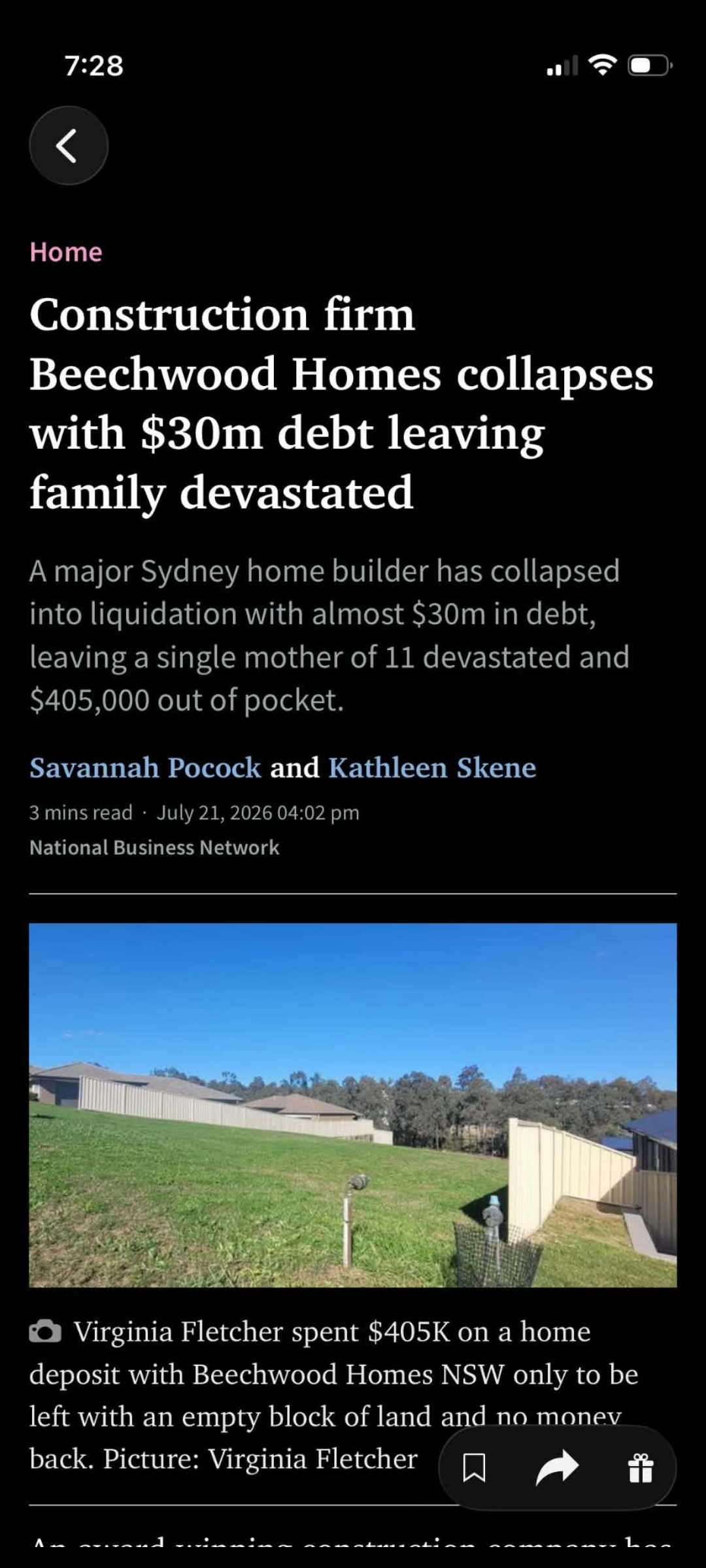 Builder collapse leaves Family with devastating loss campaign photo, 8 of 10